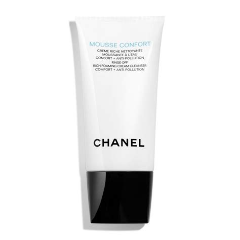 la mousse chanel cleanser|chanel mousse confort cleanser.